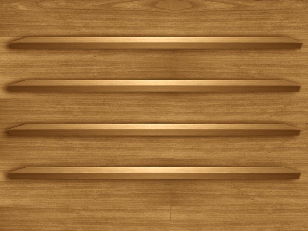 View Wallpapers shelf wood iPad wallpaper
