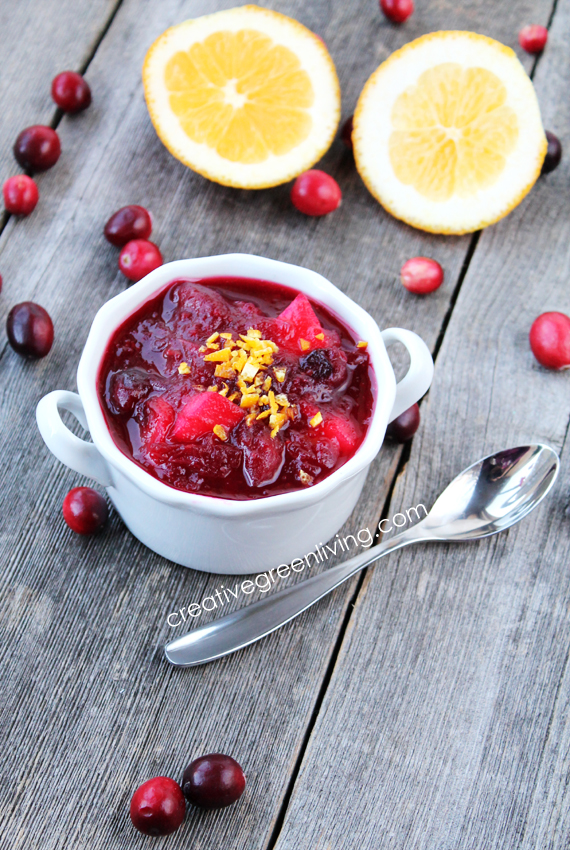 how to make fancy homemade cranberry sauce