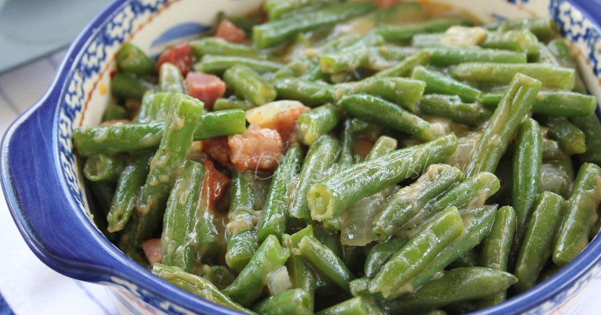 Deep South Dish Green Bean Etouffee Smothered Green Beans