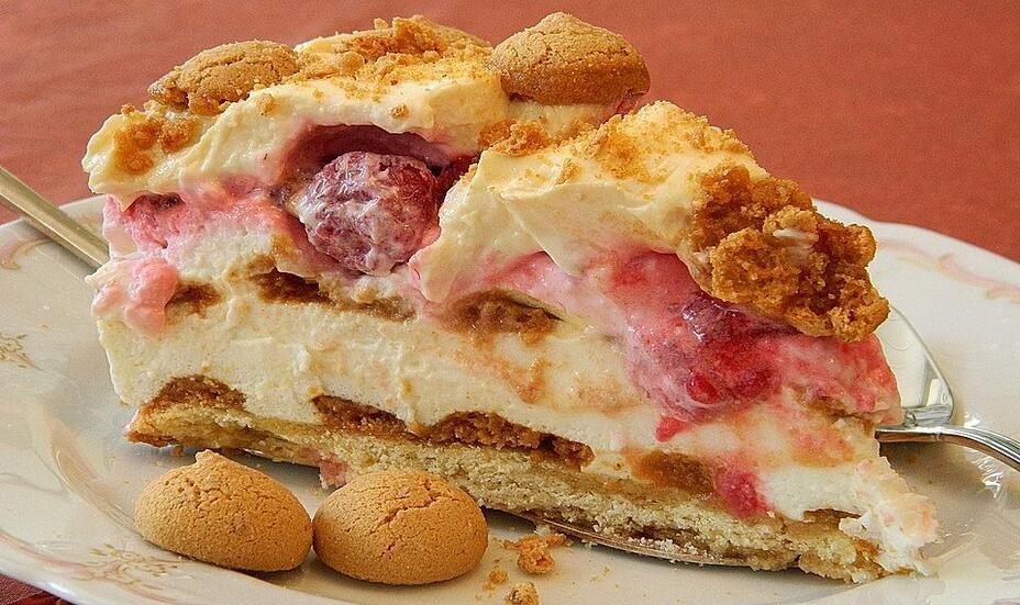 Himbeer Amarettini Torte - Gesundmutter