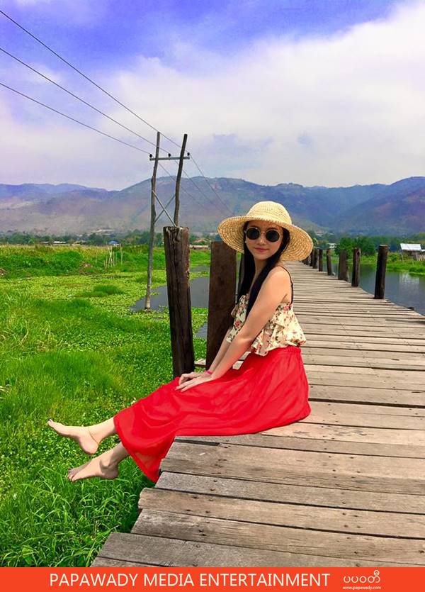 Thinzar Nwe Win And Happy Trip To Inn Lay in Shan State ,Myanmar 