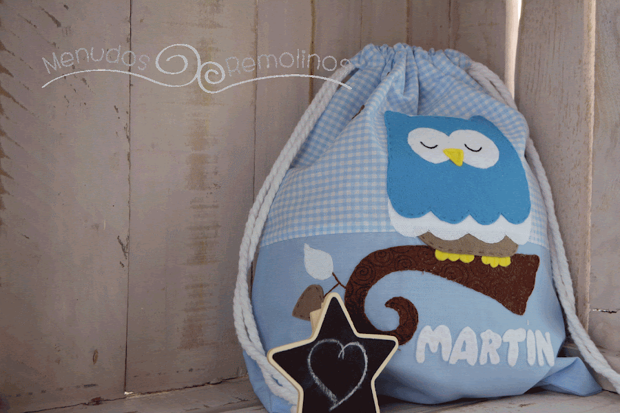 Bolsa de merienda búho dormilón