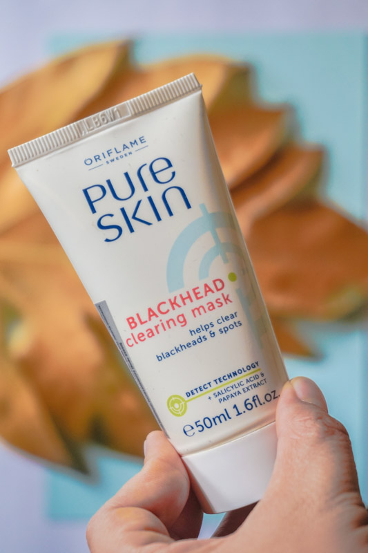 (Review) Oriflame Pure Skin Blackhead Clearing Mask Kotakwarna
