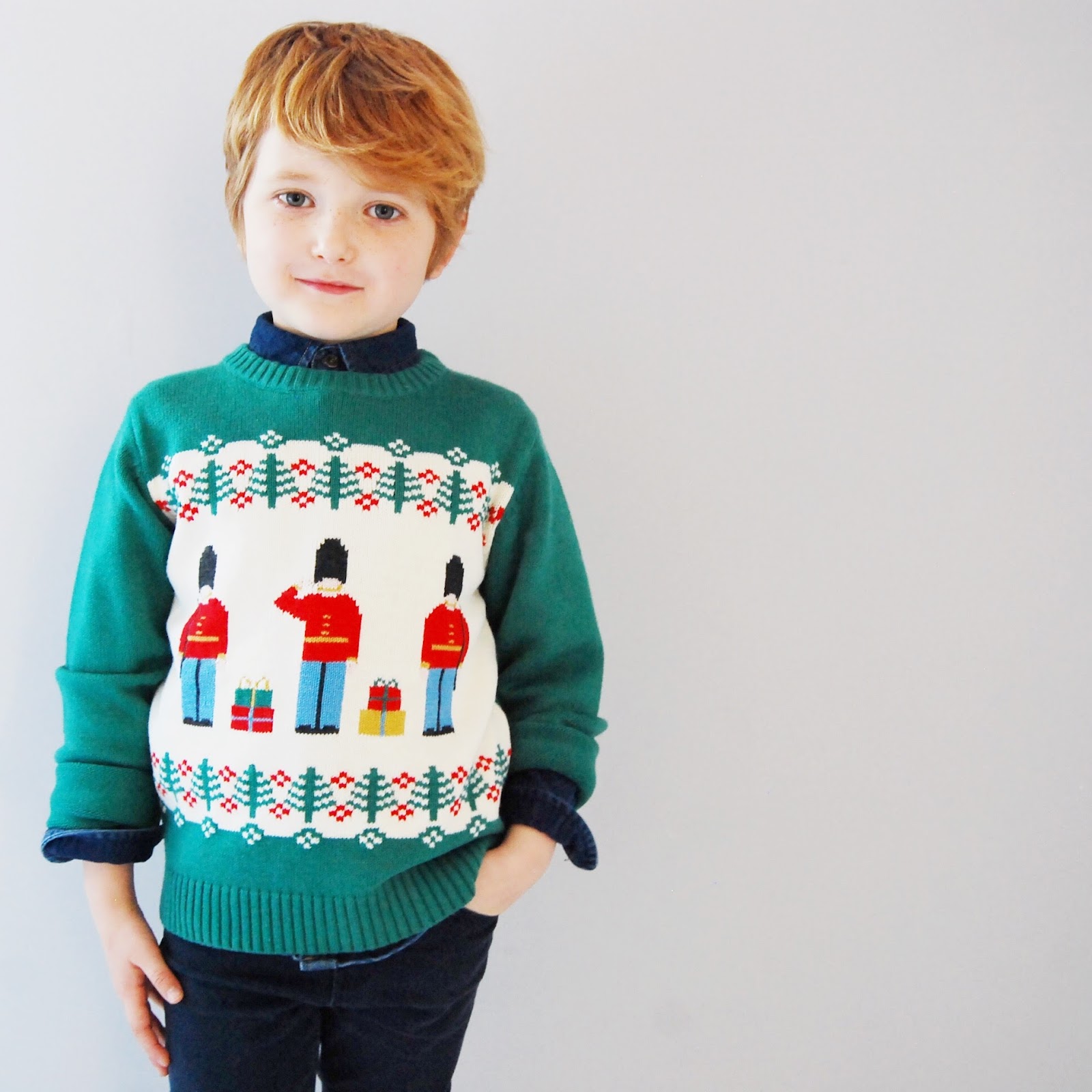 Our Children's Christmas Day Outfits. Brick Dust & Glitter