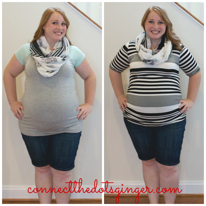 Connect the Dots Ginger Becky Allen Second Pregnancy Stitch Fix Items