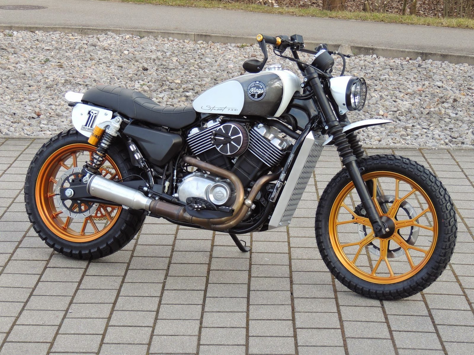 harley street 750 rear fender