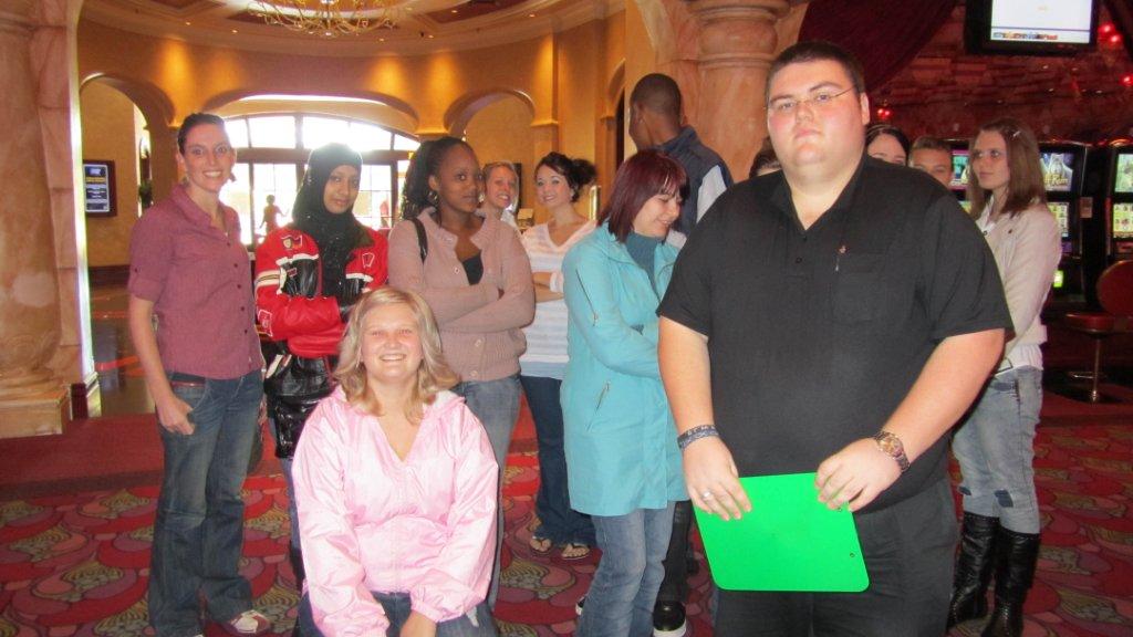 Multimedia and Web students go to Windmill Casino CTU Training