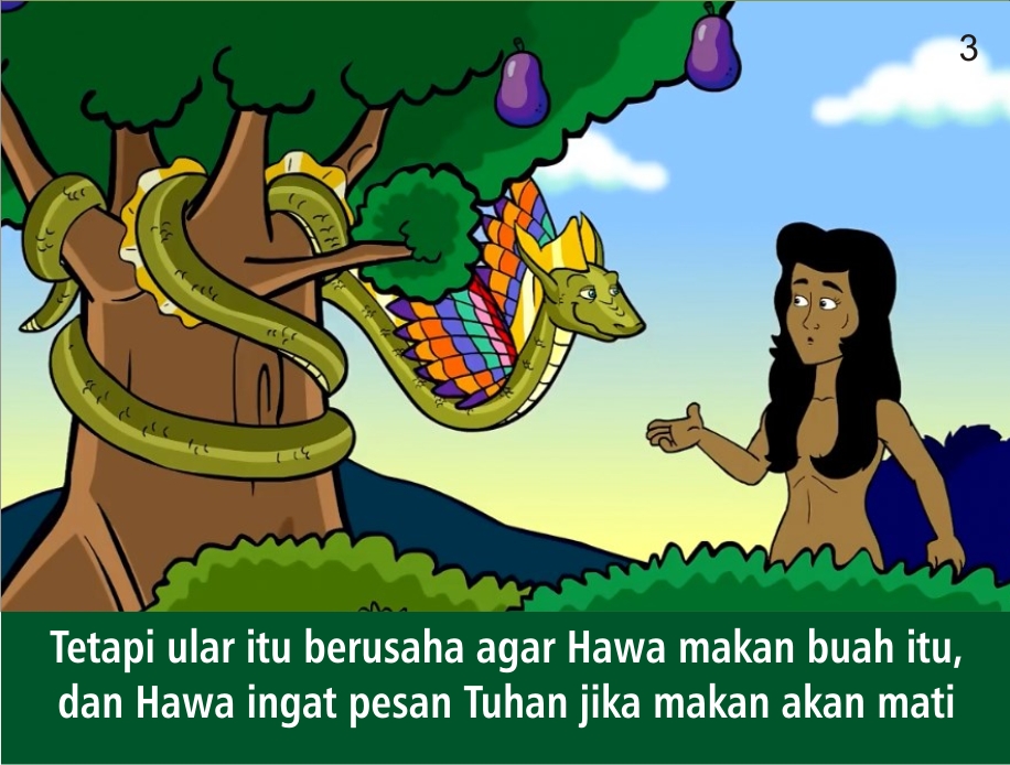Komik Alkitab Anak: Adam dan Hawa