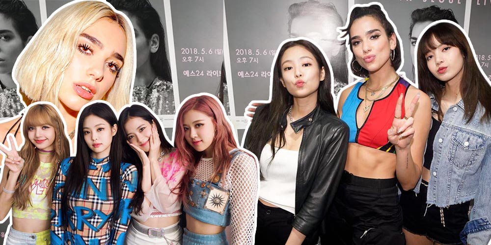 Dua Lipa Tuvo Una Aparicion Especial En El Concierto De Blackpink En Newark Para Interpretar Kiss And Make Up Kpopworld Mx Sitio Web De Noticias K Pop