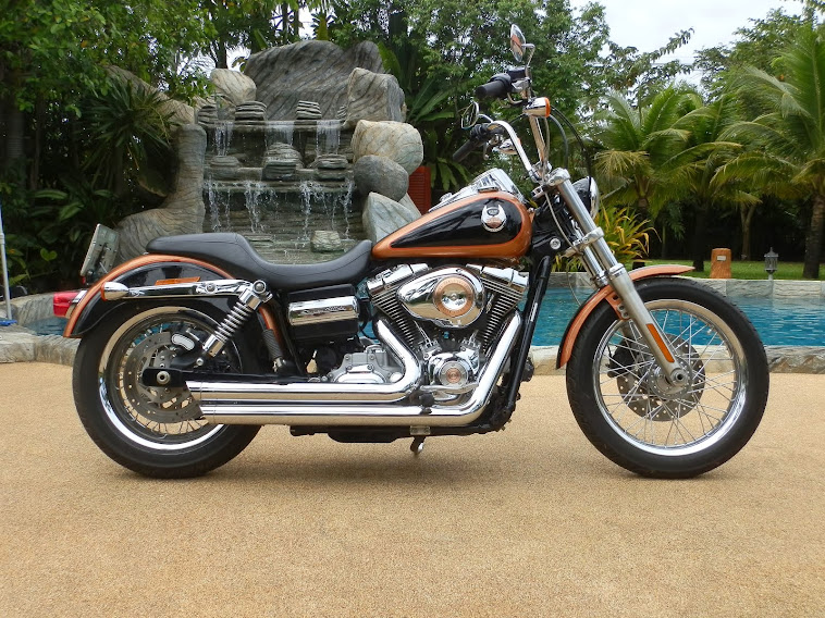 Rent Harley Davidson Thailand Dezember 2013
