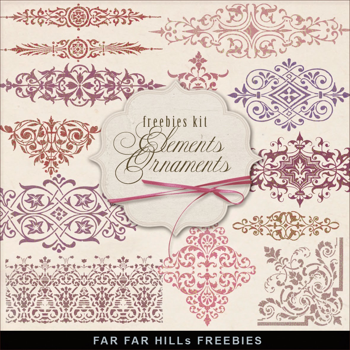 New Freebies Kit of Elements Ornaments:Far Far Hill - Free database of ...