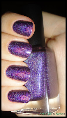 wild at heart color club review holographic nail polish