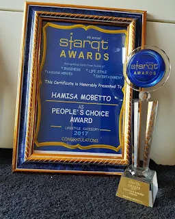 Hamisa Mobetto Anyakua Tuzo ya ‘People Choice Awards’.