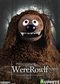 The Muppets Twilight Themed One Sheet Character Movie Posters - “The Muppet Saga” Rolf as WereRowlf (Jacob)