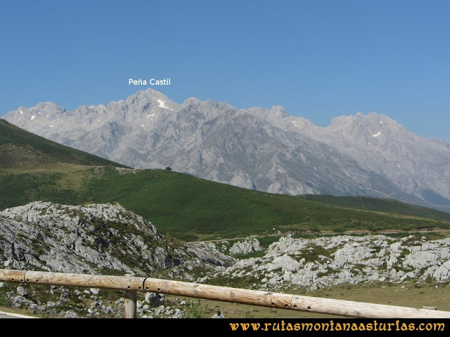 Ruta Macondiú, Samelar y Sagrado Corazón: Vista de Peña Castil y Central