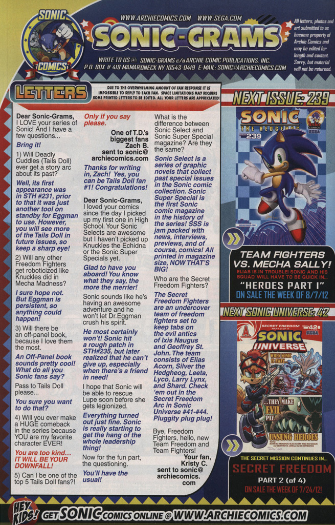 Read online Sonic The Hedgehog comic -  Issue #238 - 34