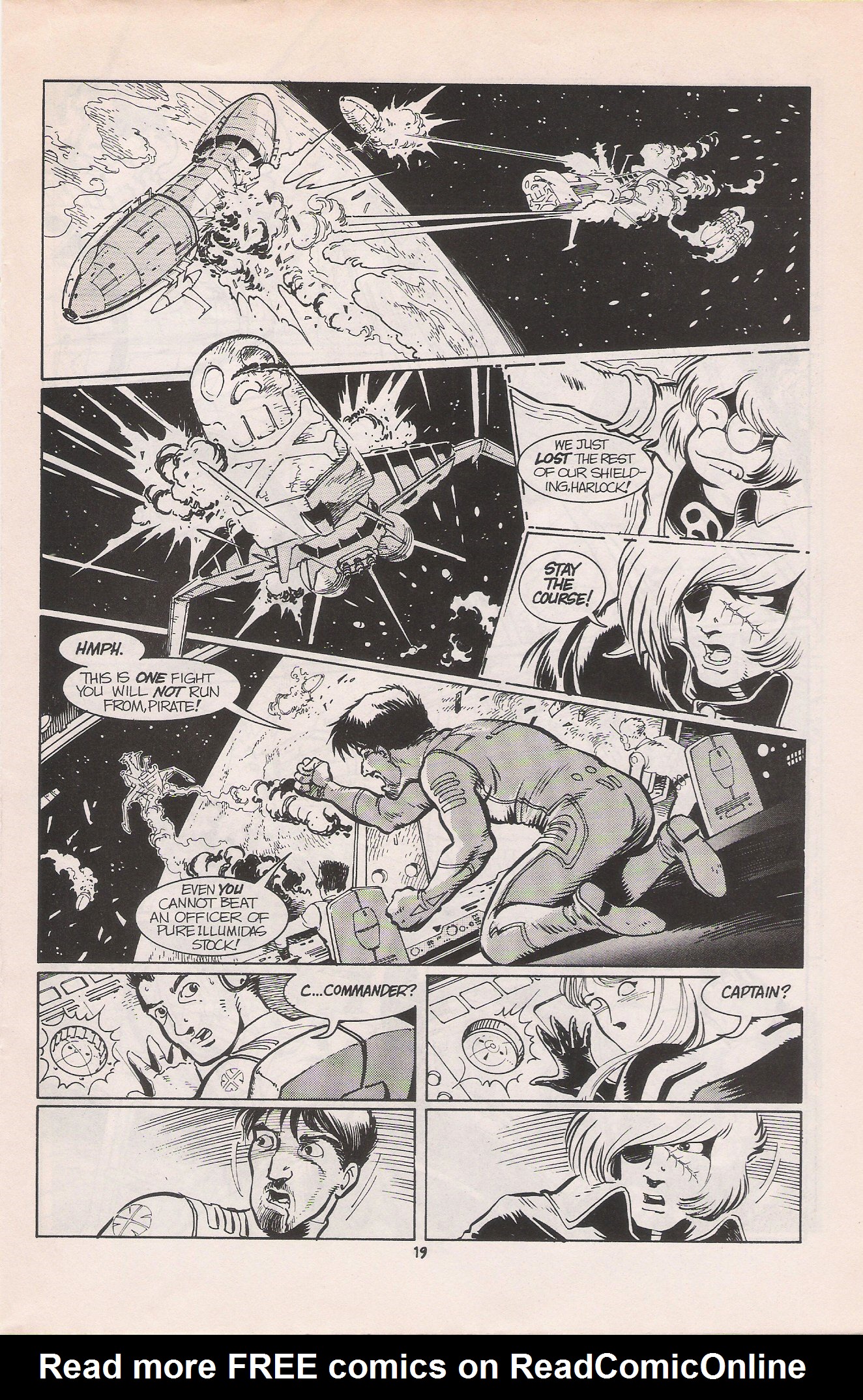 Read online Captain Harlock: Deathshadow Rising comic -  Issue #6 - 21