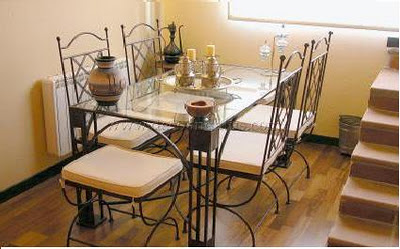 Decoraciones y Modernidades: Modernos diseños de muebles en hierro forjado
