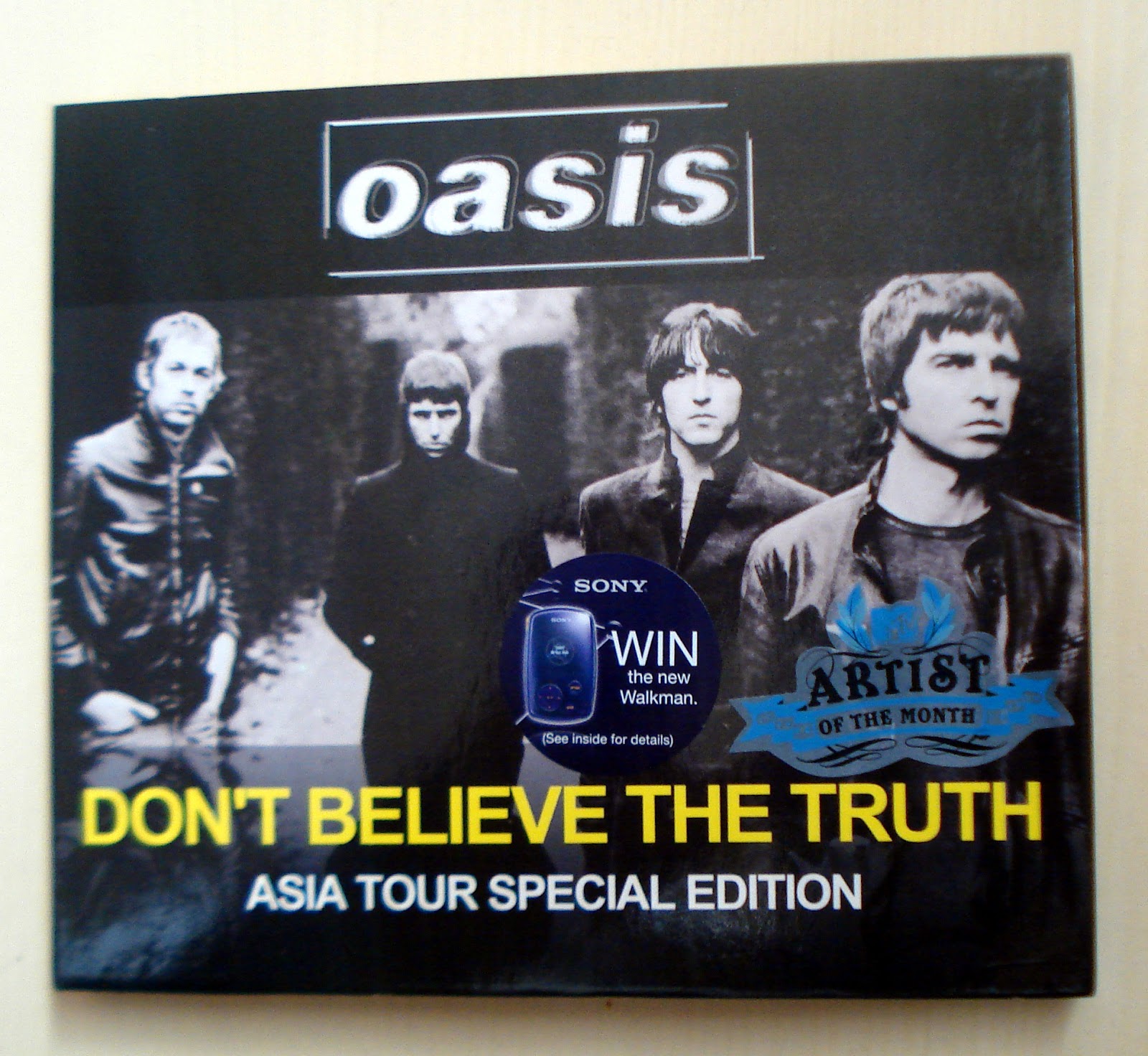 Verita's Sound And Vision Oasis Don't Believe The Truth Asia Tour Special Edition 2CD