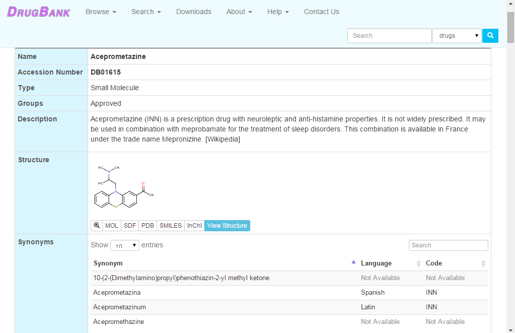 Pharma Of FAME!!: DRUG BANK DATABASE