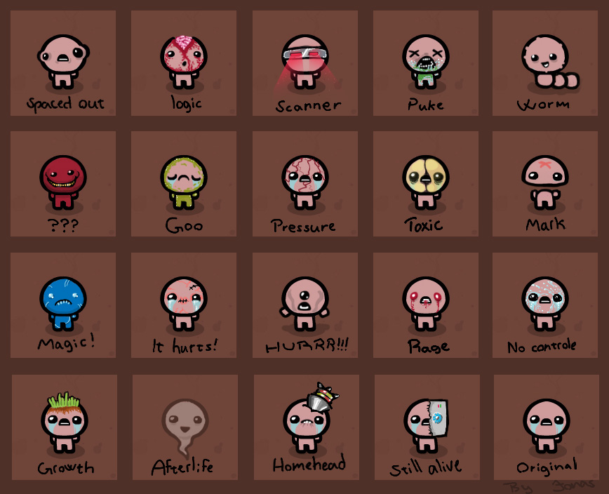 Binding of isaac controls jujaboomer