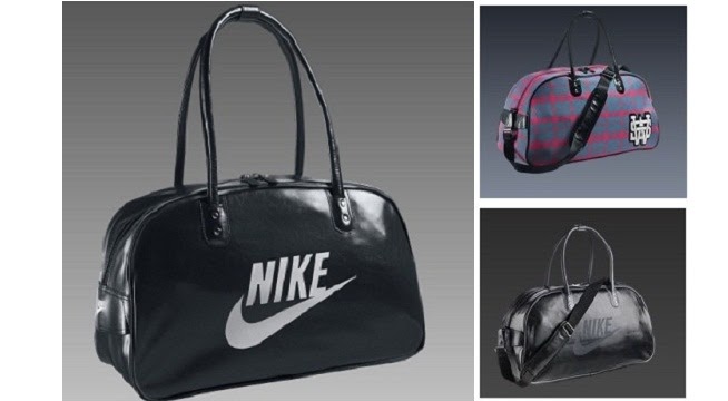 bolso nike cuero