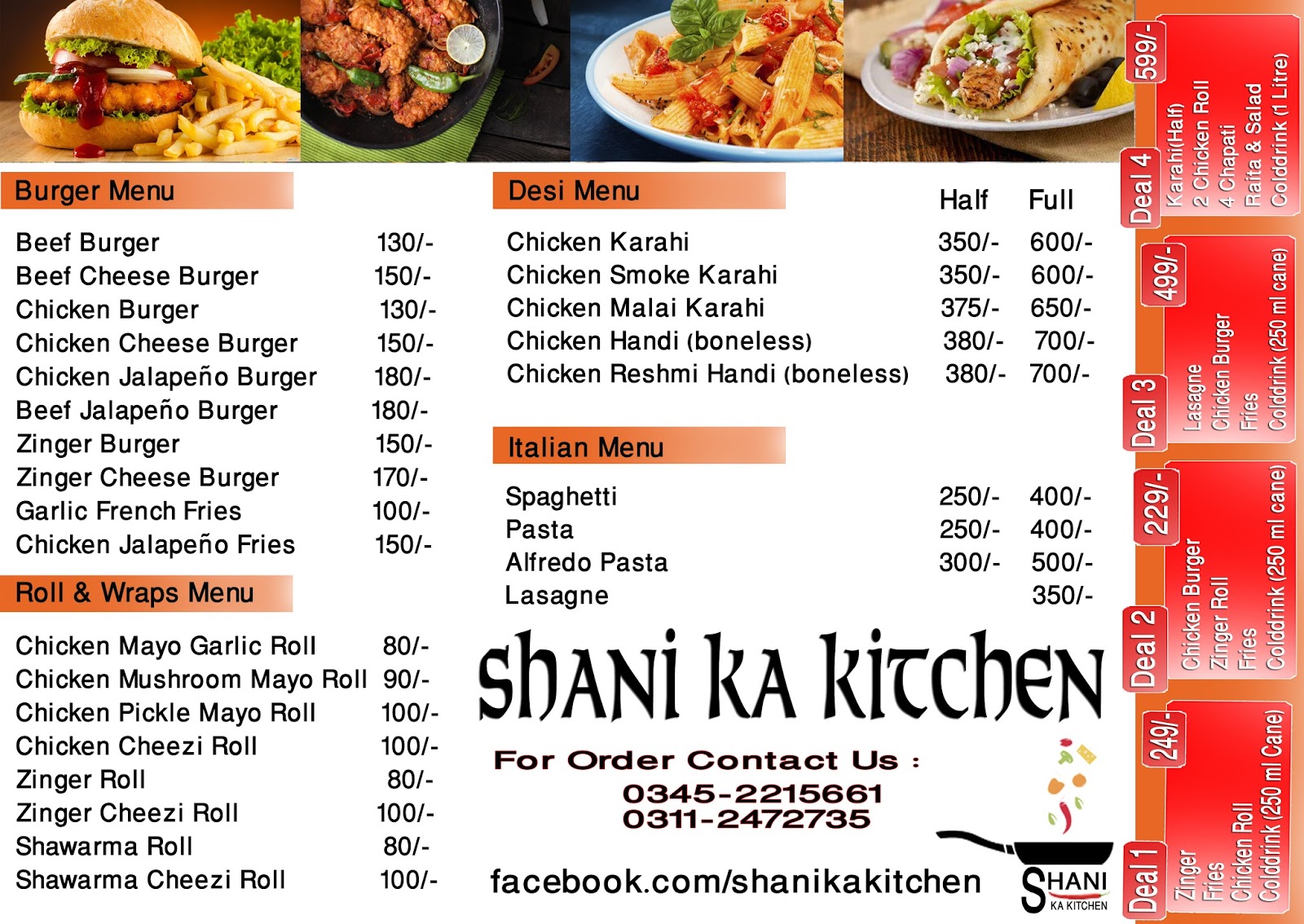 Shani Ka Kitchen shani ka kitchen menu