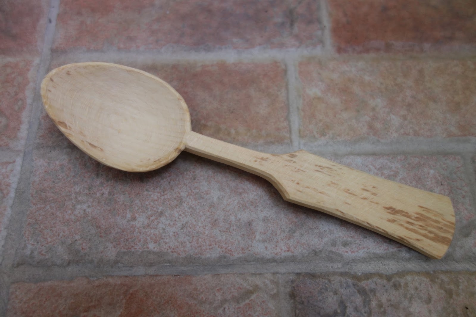 Spoon Carving Beech from the Freezer
