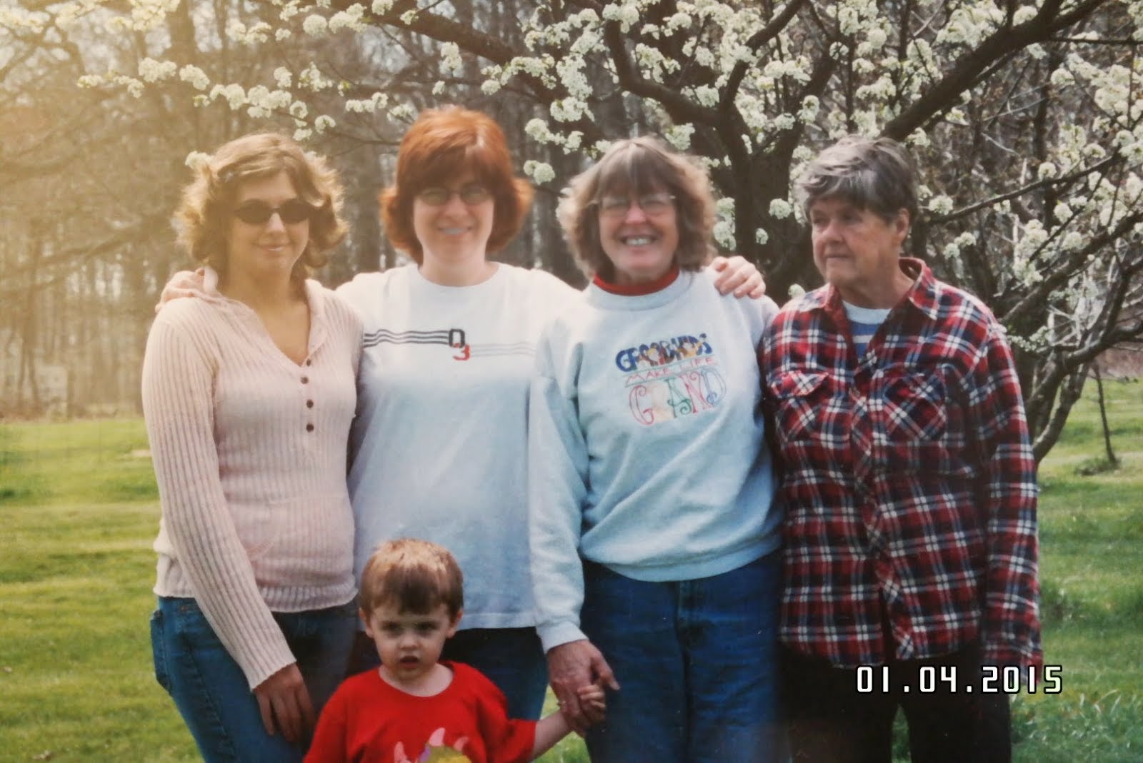 5 Generations - Aunt Dottie, Mom, Me, Jackie, and William