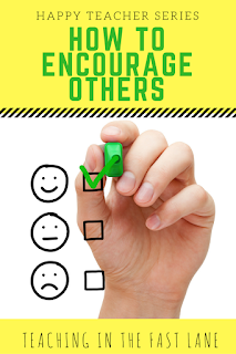 Do you hate on your fellow teachers or are you an encourager? Try these 8 ideas for encouraging others. 