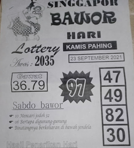 PREDIKSI SGP YOHII