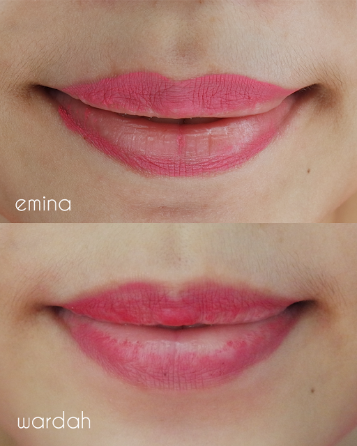 Wardah Lip Cream vs Emina Creamatte