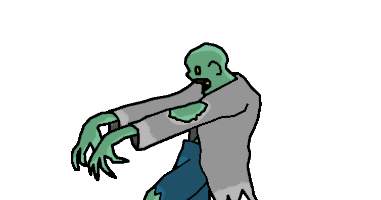 animated zombie clipart - photo #45