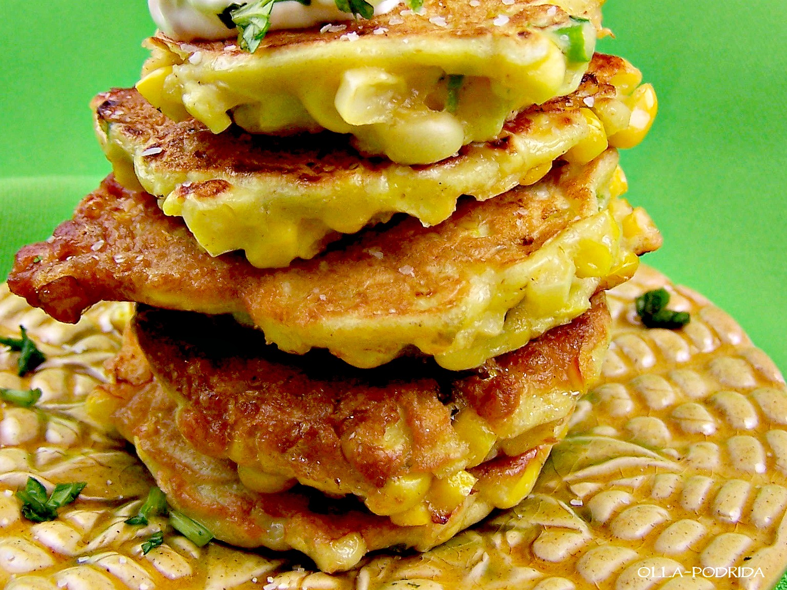 OllaPodrida Jalapeño Corn Fritters