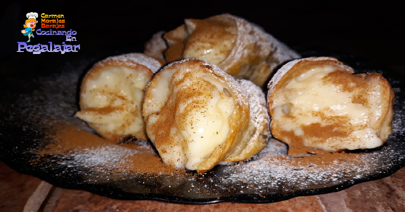 Cornetes de Crema Pastelera