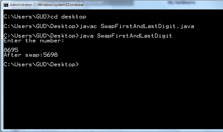 Java Program To Swap First Last Digit Of A Number Example 5643 Output 3645 Softhubsolution