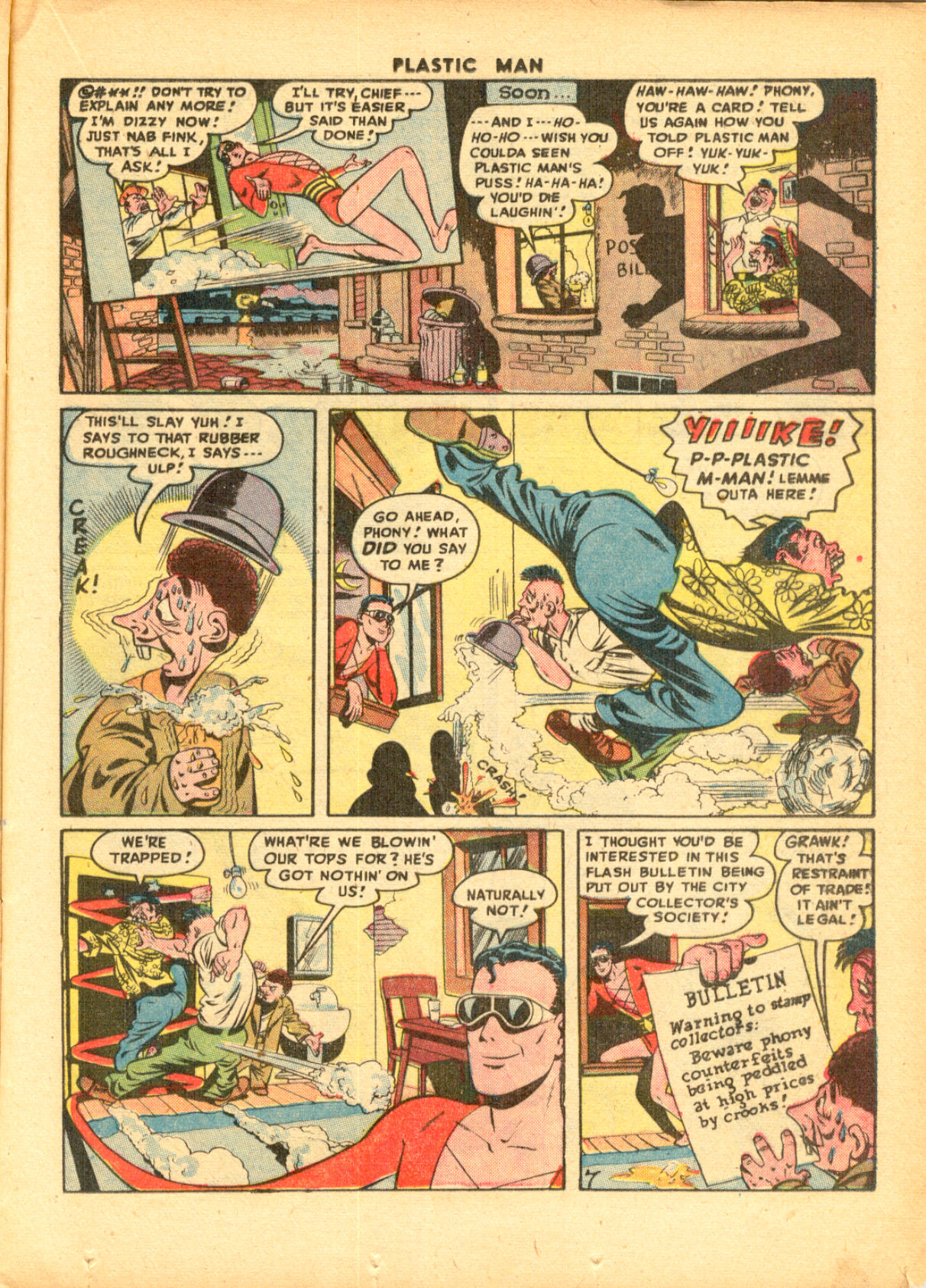 Read online Plastic Man (1943) comic -  Issue #9 - 21