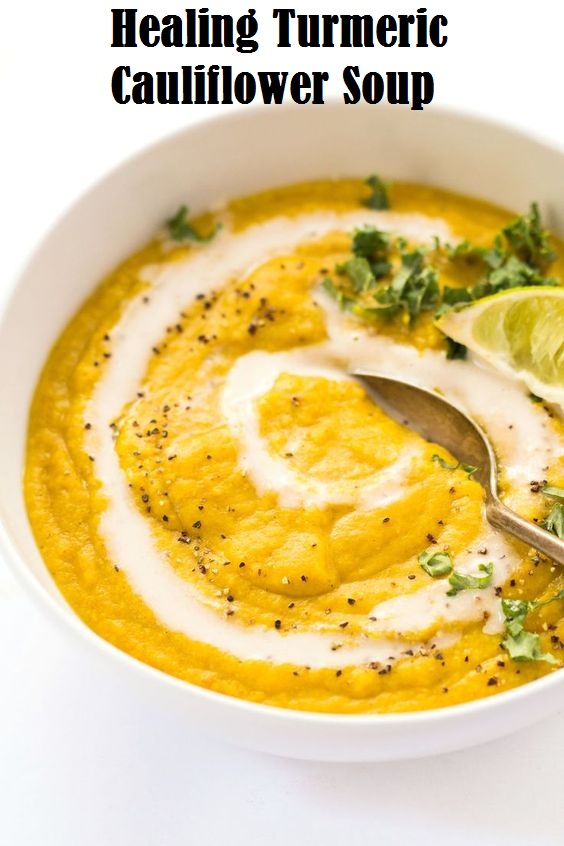 Healing Turmeric Cauliflower Soup GLENDA KITCHEN