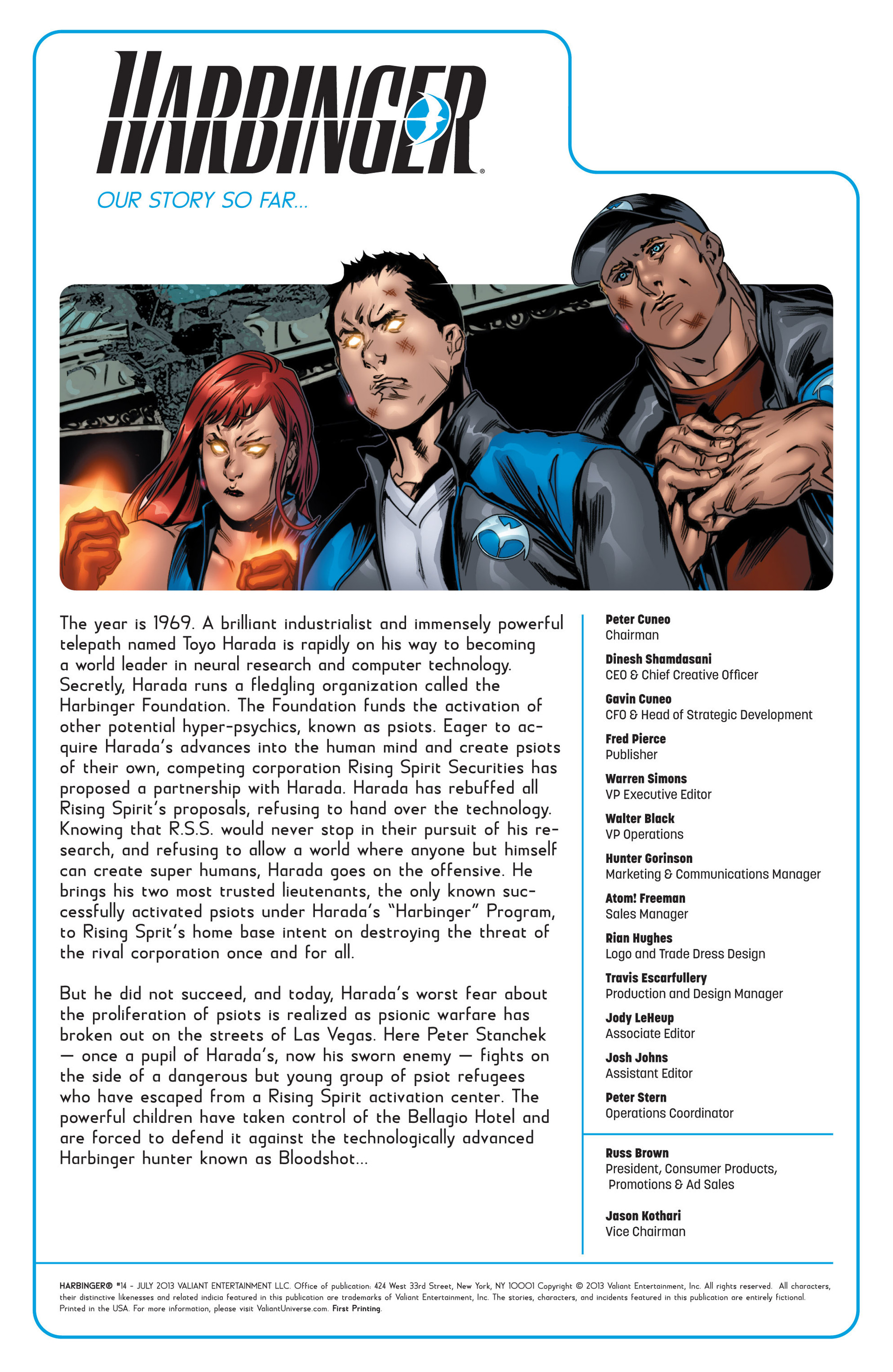 Read online Harbinger (2012) comic -  Issue #14 - 2