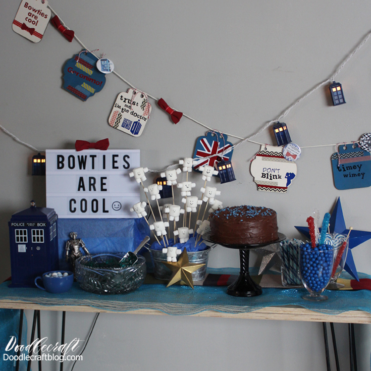 Doctor Who Birthday Party Plates Napkins Cups Tablecloth Ultimate Partyware Pack