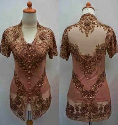 35 Desain Kebaya Modern Lengan Pendek Simple Terbaru 2022 