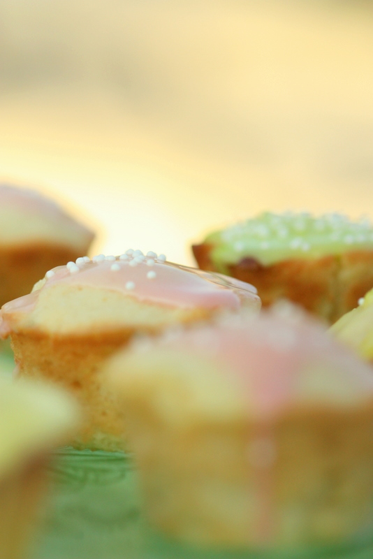 Half Baked Lemon Lime Baby Cakes