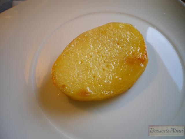 Bacalao a la rotea, patata confitada