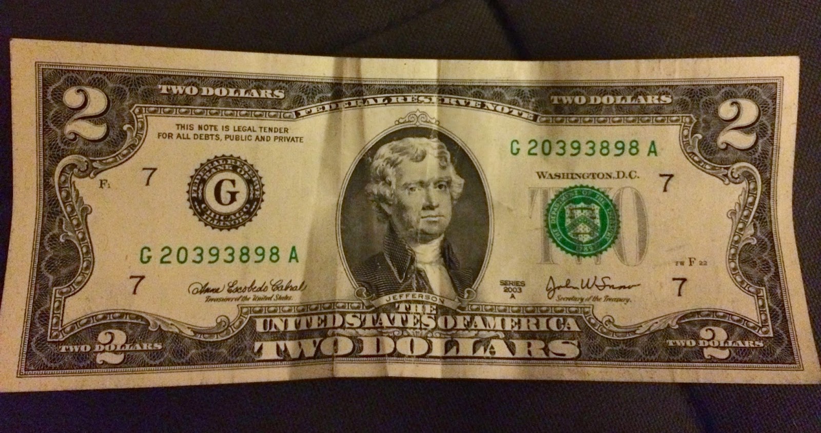 Ann Arbor Today El Golden Gate y el billete de 2 doláres