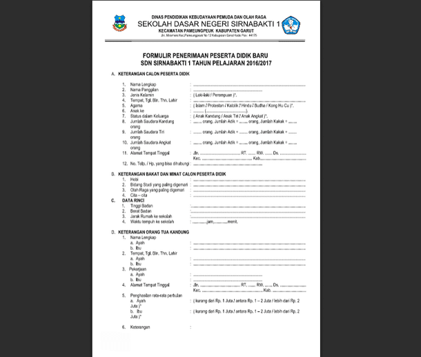 Baru Contoh Pertanyaan Wawancara Penerimaan Siswa Baru Sd