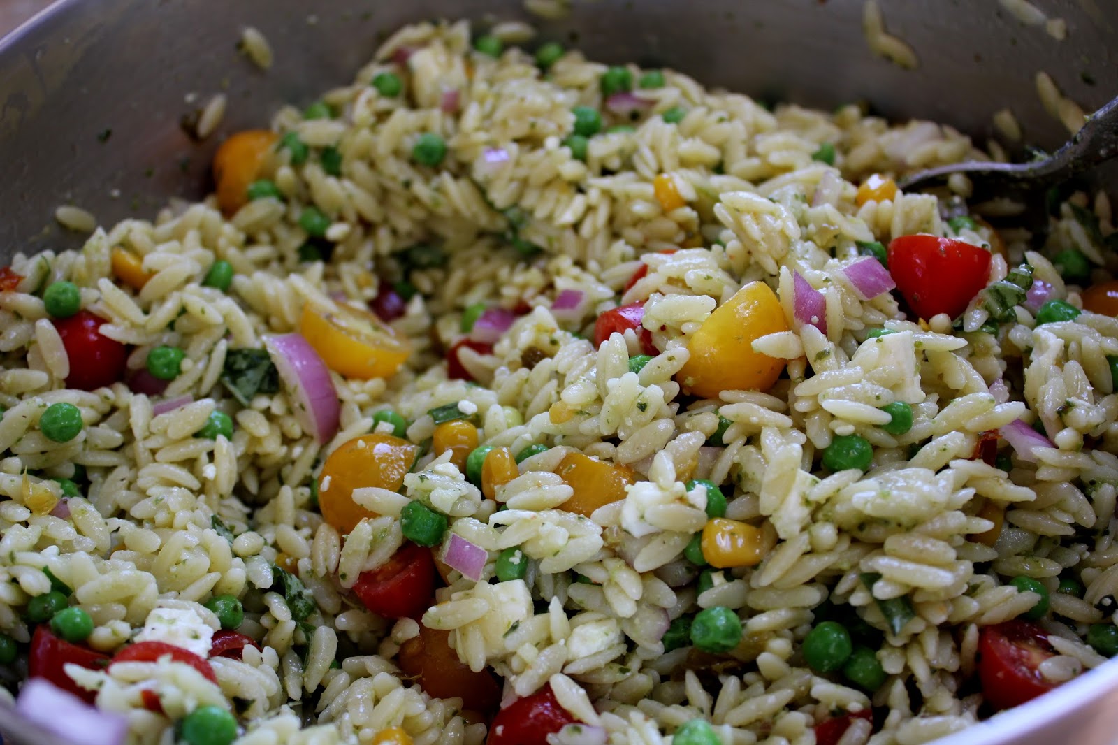 A Busy Working Woman Finds Time to Cook! Greek Orzo Summer Salad! 259