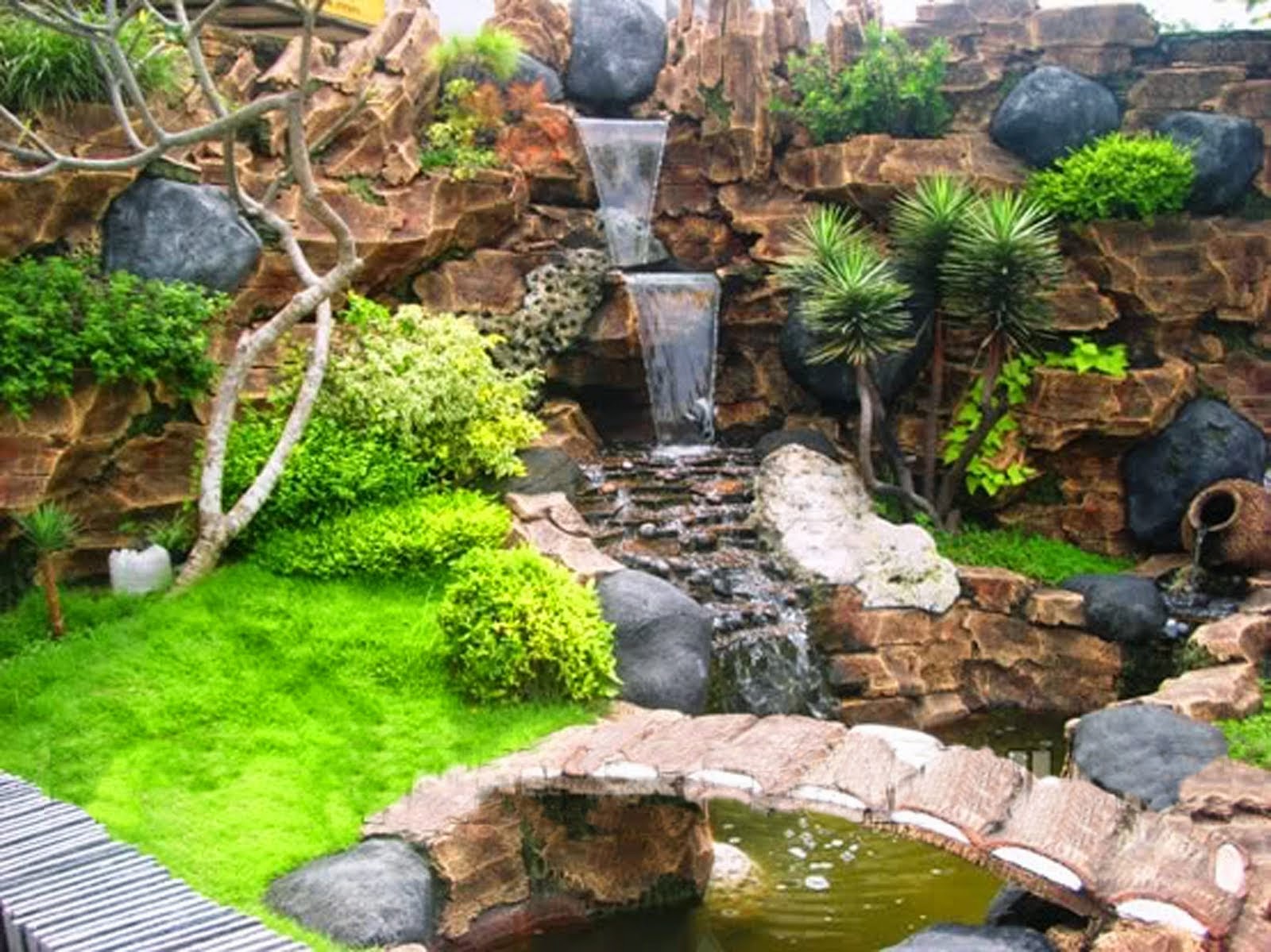Desain Taman Air Terjun | Kumpulan Desain Rumah