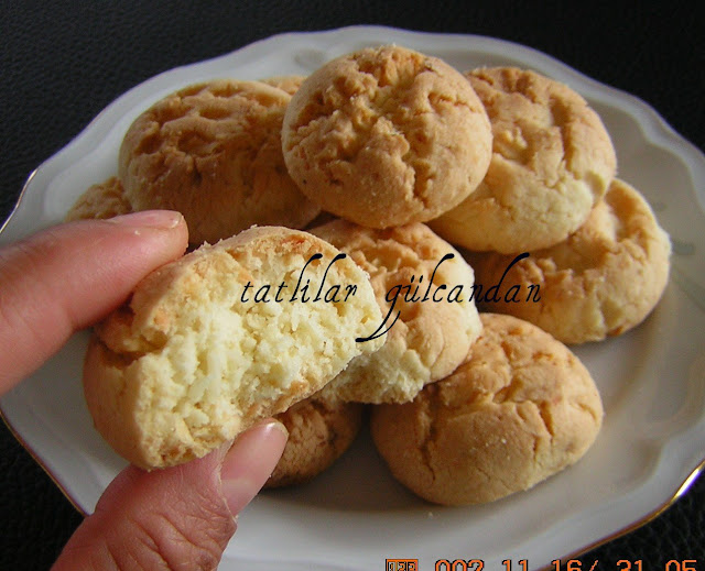 TATLILAR GÜLCANDAN Hindistan Cevizli Nişastalı Kurabiye