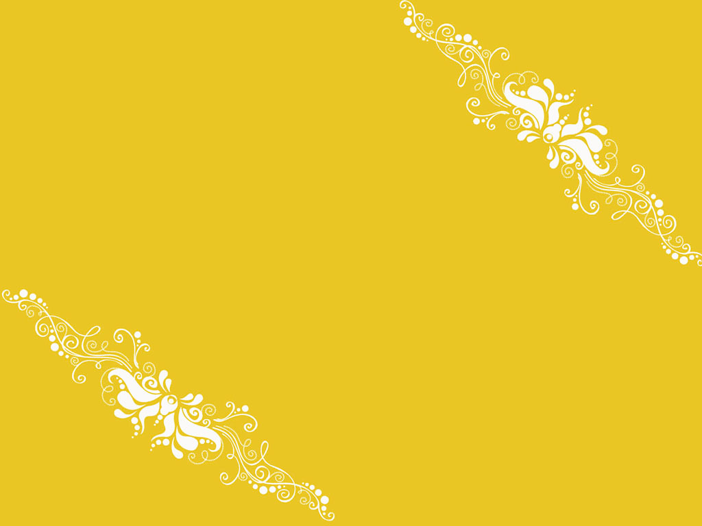 PPT Backgrounds Templates: Yellow Ornaments PPT Template Design