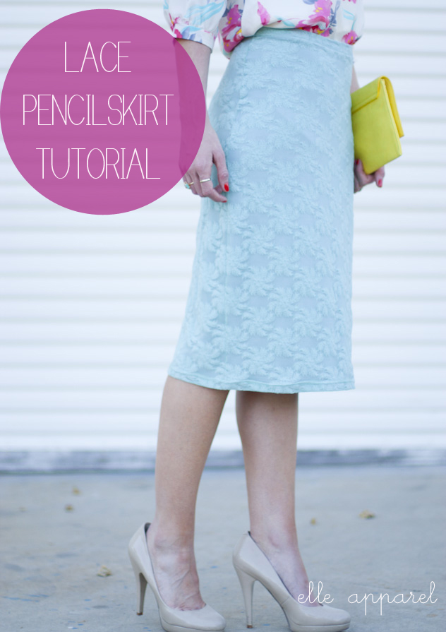 Mint Lace Skirt Tutorial | Elle Apparel | Bloglovin’